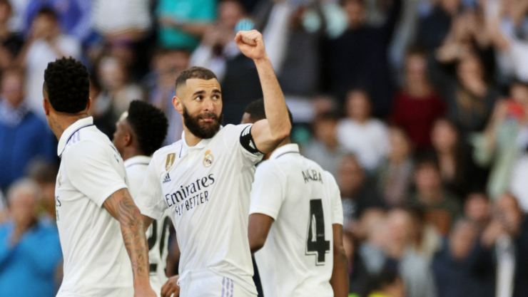 Karim Benzema con triplete en el Real Madrid