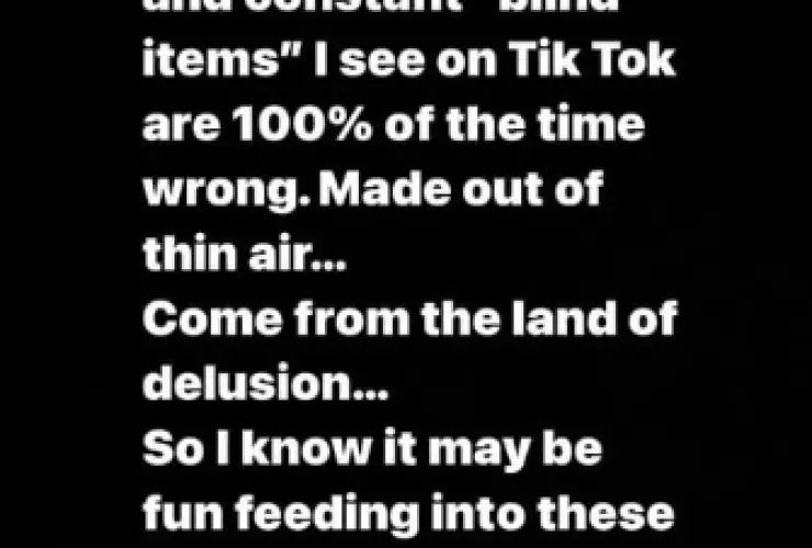 Hailey Bieber desmiente los rumores de divorcio por medio de su cuenta de Instagram