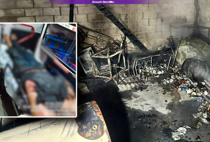 Fuego consume taller de cohetes en Barrio de San Diego, San Cristóbal.