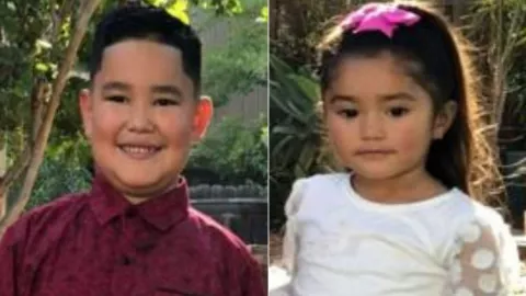 La Fiscalía General del Estado localiza a los hermanos Sebastián Isaiah Garibay de 6 años y Juliette Itzel Barrera Garibay, de 2 años en Tijuana.