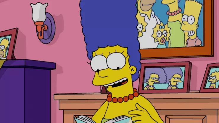 Marge Simpson y el antiguo egipto