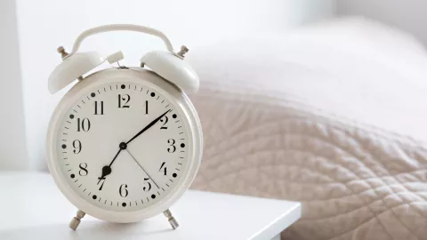 Reloj despertador por el cambio de horario