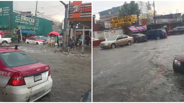 ¡Iztapalapa se inunda! Lluvias causan severas afectaciones en la alcaldía