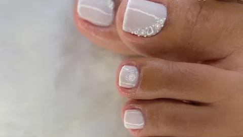 uñas para pies perlas semana santa 2026