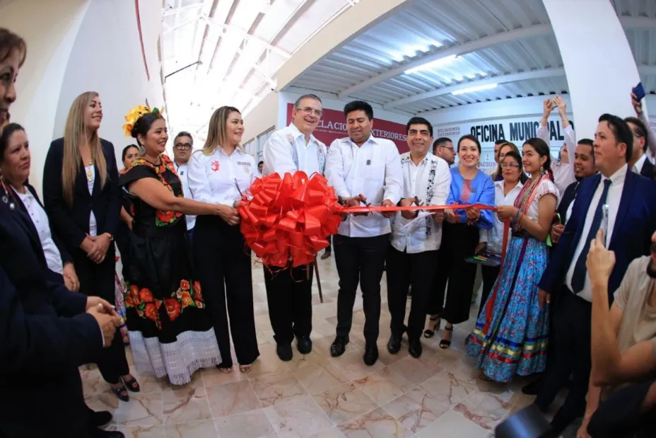 Marcelo Ebrard SRE Huajuapan de León Oaxaca 2023