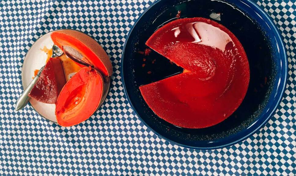 Receta Flan de mamey