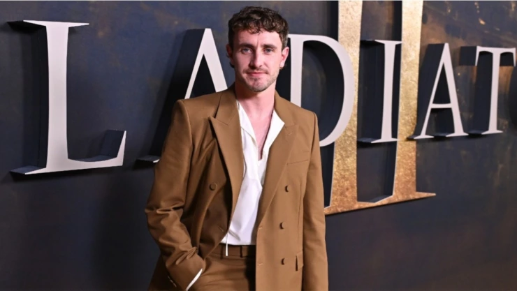 Paul Mescal siente presión y responsabilidad por el éxito de Gladiador II