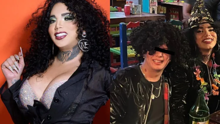 Paolita Suárez y su novio