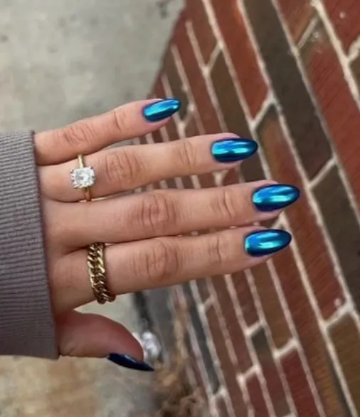 uñas largas para lucir en Año Nuevo