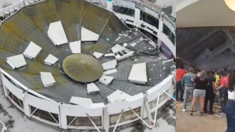 ¿Por qué se cayó el techo del centro comercial Real Plaza Trujillo en Perú y cuánto muertos y heridos hay?