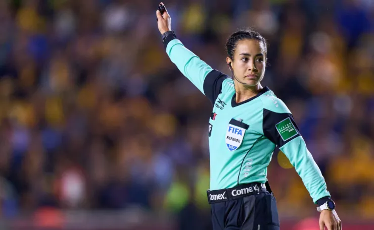 La árbitra Katia García que estará en la Copa del Mundo femenina