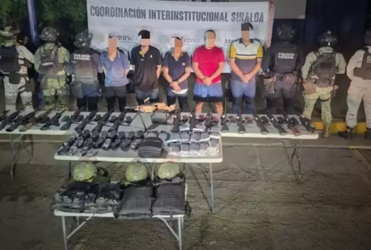 Enfrentamiento en Culiacán: Militares abaten a sicario y capturan a 5 con 25 explosivos
