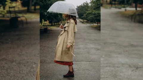 gabardina para la lluvia