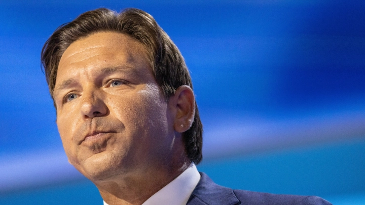 El gobernador de Florida, Ron DeSantis.