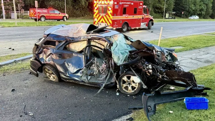 Niño de 13 años que manejaba carro robado provoca brutal accidente en Maryland