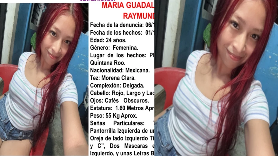 Activan búsqueda en Playa del Carmen: Reportan la desaparición de María Guadalupe May Raymundo; esto se sabe