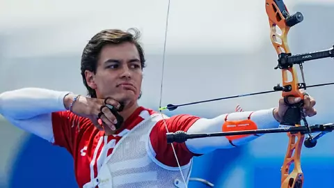 Matías Grande tiro con arco