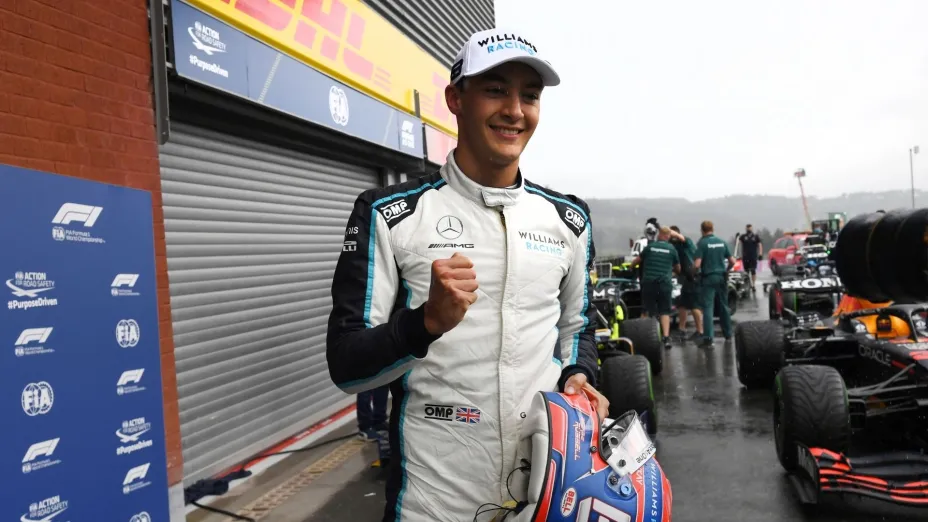 F1 George Russell de Williams Gran Premio de Bélgica 28 de agosto de 2021 John Thys, Pool Foto vía AP.jpg