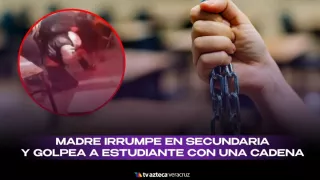 Mujer agrede a una estudiante con una cadena