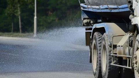 Pipa de agua en CDMX