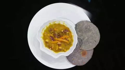 Pulpo en chile morrón