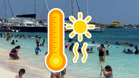 Clima en Cancún HOY, 23 de julio a mitad de semana_ Nublados en Quintana Roo por canal de baja presión