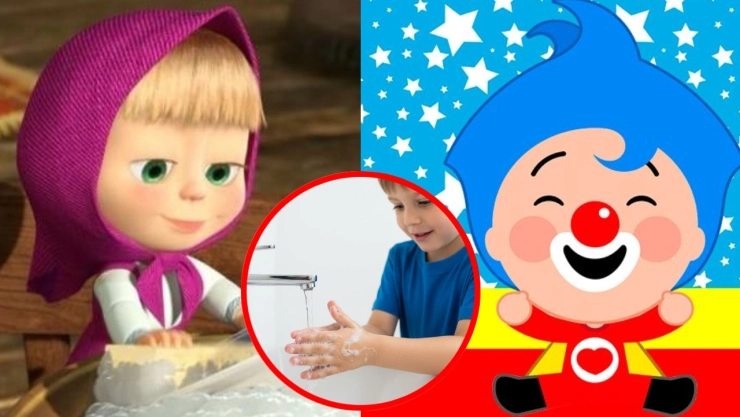 5 capítulos de ‘Masha y el Oso’ y ‘Plim Plim’ para que los niños aprendan a lavarse bien las manos