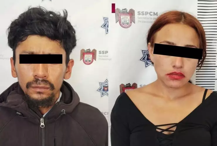 Una pareja fue arrestada luego de haber realizado un asalto en combi en Tijuana, BC.