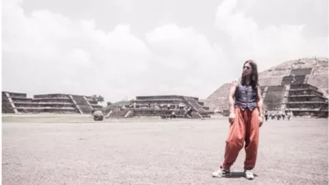 El día que Ozzy Osbourne visitó las pirámides de Teotihuacán