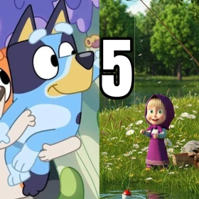 5 capítulos de Bluey y Masha y el Oso ideales para que los niños superen la ansiedad social