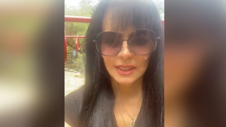 Maribel Guardia y su nieto