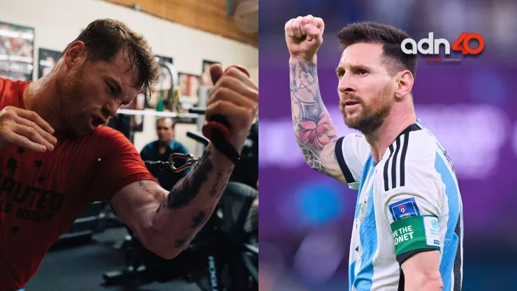Saúl ‘Canelo’ Álvarez molesto con Lionel Messi 