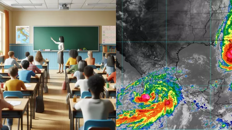 ¡OFICIAL! En estos estados suspenden clases por Huracán Helene y John