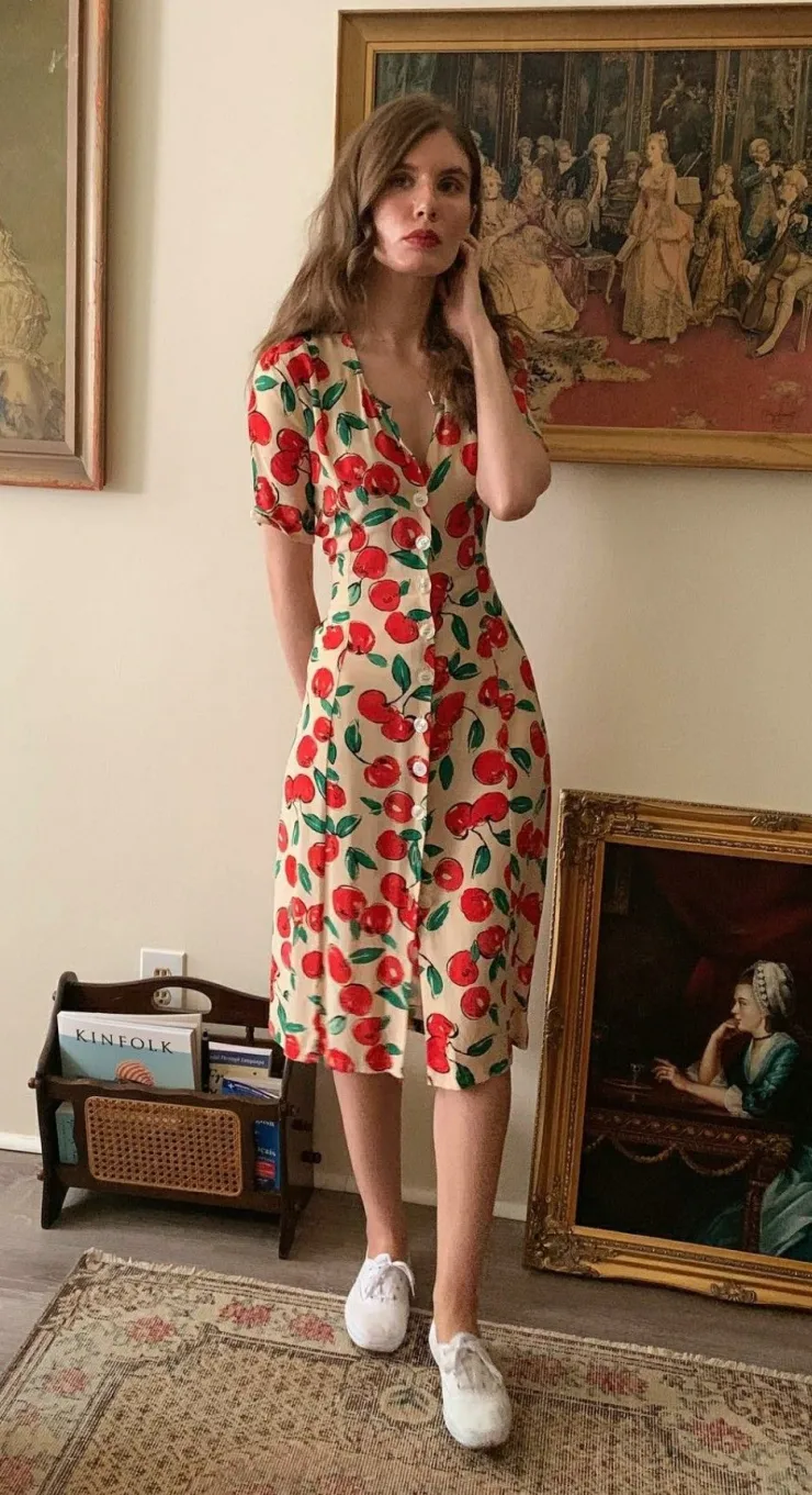 Vestido midi camisero para la temporada de calor 2026