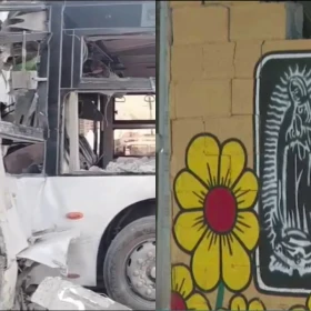 Choque en Monterrey, Nuevo León.