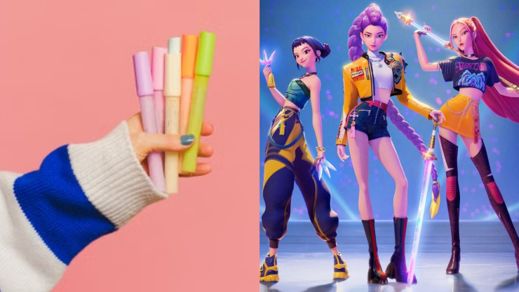 5 ideas para decorar tus plumones de las Guerreras K-Pop