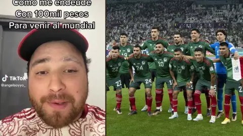 Influencer se endeuda para ir a Qatar 2022, vio perder a México