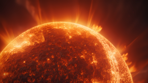 Llamarada solar imagen