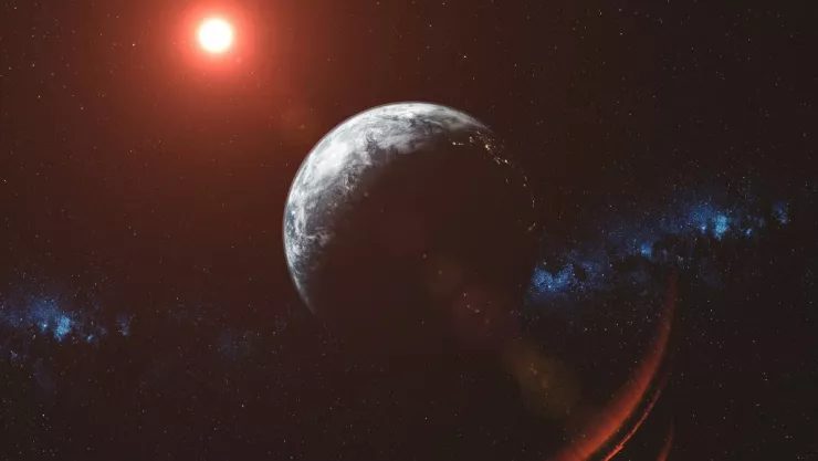 Cometa Diablo que viene a la Tierra