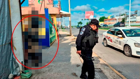Cuerpo embolsado falso Villahermosa Tabasco