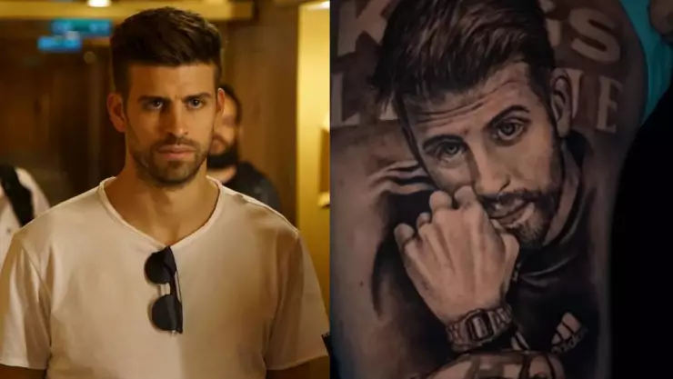 Fan se tatua a Pique con Cassio y Twingo.