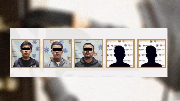 cinco personas detenidas por robo de casa