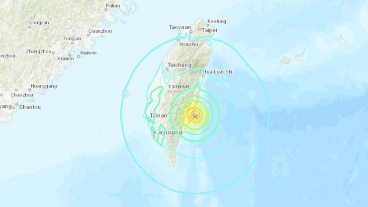 sismo hoy 17 de septiembre Taiwán