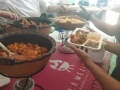 Ricos y deliciosos platillos tuvimos en el centro de acopio