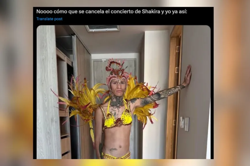 Los fanáticos de Shakira en Medellín, Colombia, no corrieron con muy buena suerte, ya que ahí también se canceló su presentación. | Fotos: X