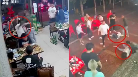 video China hombres mujeres golpes