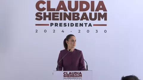 Claudia Sheinbaum en conferencia de prensa