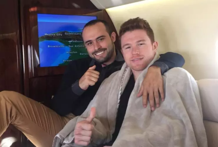 Canelo y su hermano