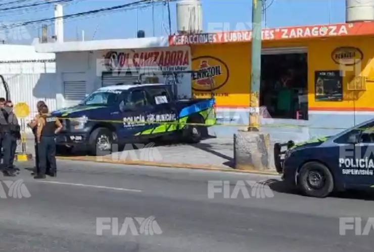 Muerto Calzada Zaragoza colonia san pedro