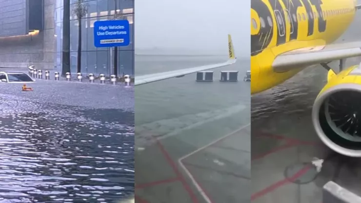 VIDEO Cierran aeropuerto de Fort Lauderdale por inundación